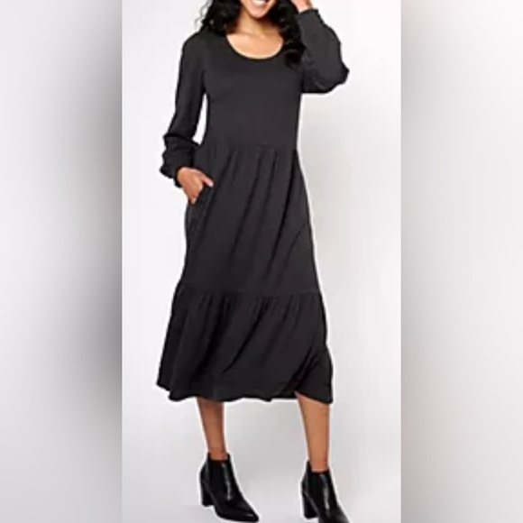 Canyon Retreat Easy Midi Boot Dress - Picture 1 of 8